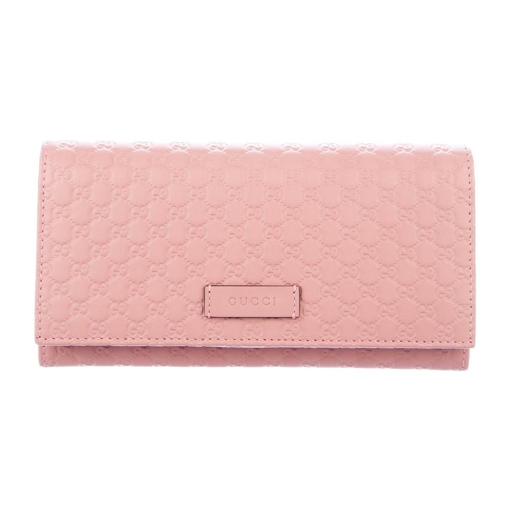 Gucci Microguccissima Continental Wallet in Pink NEW IN BOX